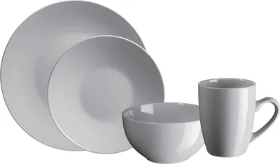 Produktbild von Kombiservice 16-teilig Pastell Selection Grau neuetischkultur