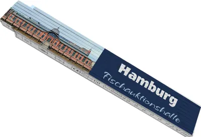 Produktbild von streetline Hamburg Fischauktionshalle Meterstab aus Holz