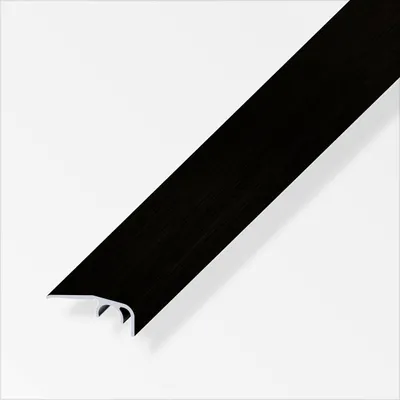 Produktbild von alfer Abschluss-Profil, 12,5 mm 2 m, 32 x 12.5 mm Alu eloxiert schwarz