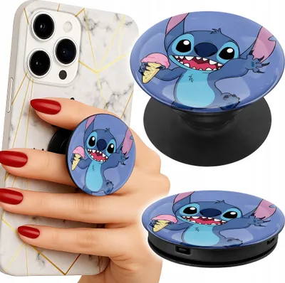 Obrázek produktu pro Popsocket Držák/stojánek na prst na telefon Modrá příšera Vzory Pohádka