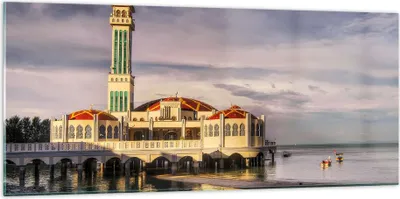 Produktbild von Bilder auf glas - Architektur asien gebäude kultur - 120x50cm - Glasbilder - Wandbilder - Kunstdruck - zum Aufhängen bereit - Wanddekoration aus Glas - Glas Bilder - Wandbild auf Glas - GAB120x50-2119