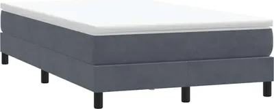 Produktbild von Maison Exclusive - Boxspringbett ohne Matratze Dunkelgrau 120x210 cm Samt