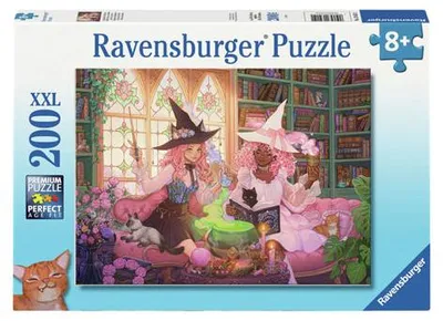 Produktbild von Ravensburger Puzzle Enchanting Library - XXL Kinderpuzzle - 200 Teile