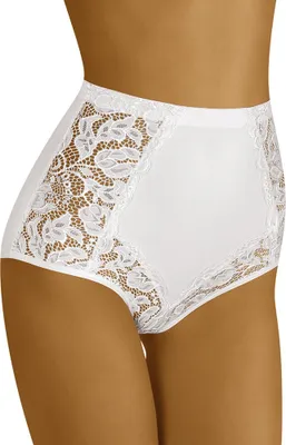Obrázok produktu pre Wolbar WB412 Dámske nohavičky s vysokým pásom, biele, M