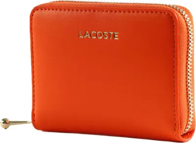 Immagine prodotto di LACOSTE portafoglio Zip Coin Wallet Scarlet Ibis arancio fluo
