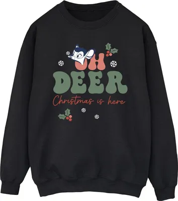 Produktbild von Disney - "Oh Deer" Sweatshirt für Herren BI11527 (3XL) (Schwarz)