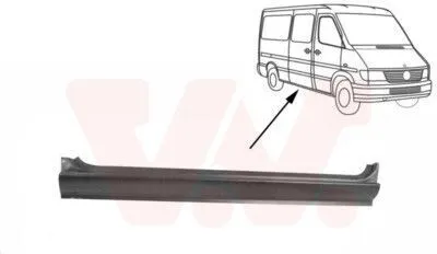 Produktbild von VAN WEZEL 3075110 Schweller Reparaturblech Einstiegblech Rechts Seitlicher Einbau passend für MERCEDES-BENZ SPRINTER 3-t Kasten (903) SPRINTER 3-t Bus