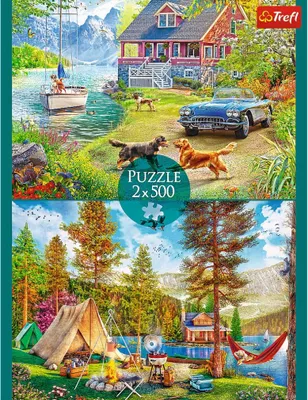 Produktbild von TREFL Puzzle Letní relax 2x500 dílků