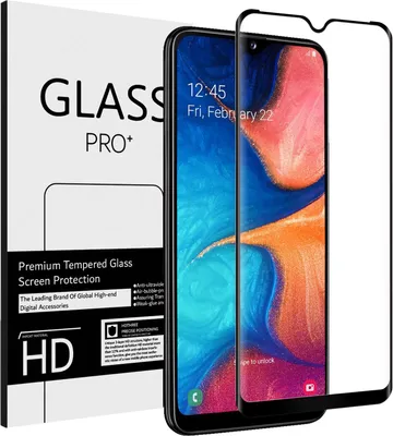 Immagine prodotto di Vetro blindato a schermo intero per Samsung Galaxy A12 / M12 Pellicola protettiva in vetro Pellicola blindata a schermo intero