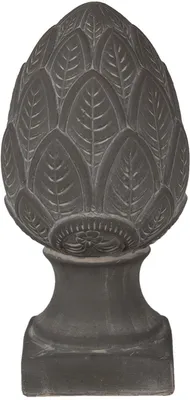 Produktbild von Clayre & Eef Dekorativer Tannenzapfen aus Stein, 13 x 26 cm
