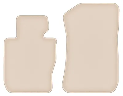 Produktbild von DURBAN Beige Velours-Fußmatten vorne für BMW X1 E84 xDrive (2004-2011)