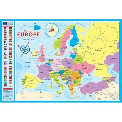 Image de EUROGRAPHICS Puzzle Carte de l'Europe 200 pièces