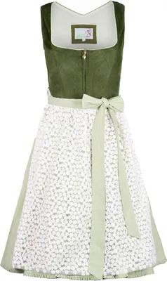 Produktbild von Dirndl Fanni 2 60cm Länge grün 34