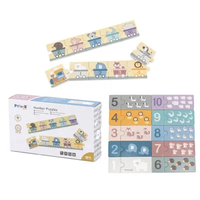 Zdjęcie produktu dla Drewniane Puzzle Numeryczne Lumarko!