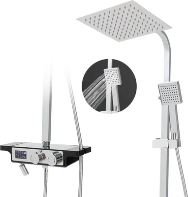 Obrázek produktu pro Sprchový systém Sprchová armatura s ruční sprchou Sprchový sloup Sprchová lišta Sprchový set