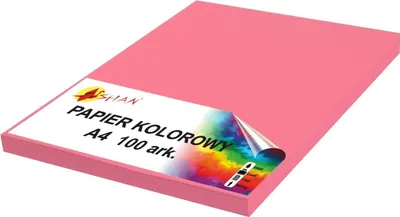 Immagine prodotto di Carta colorata A4 80g rosa 100 fogli