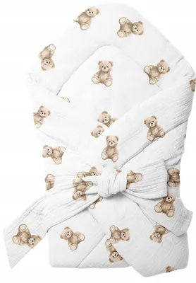 Produktbild von Baby-Einschlagdecke / Pucktuch Aus Musselin (Crinkle-Musselin) 75 × 75 Cm
