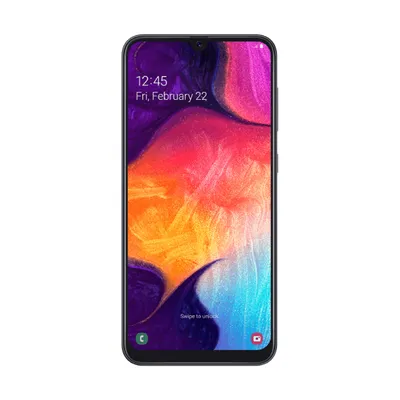 Produktbild von Samsung Galaxy A50 SM-A505F, 16,3 cm (6.4"), 1080 x 2340 Pixel, 4 GB, 128 GB, 25 MP, Schwarz