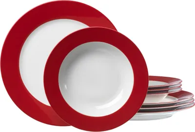 Flirt By R&B Set 6 Tazzine Da Espresso 'Doppio' | 80 Ml, Rosso, Design Moderno E Colorato - 3