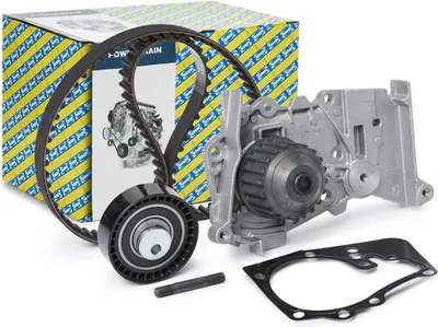 Produktbild von SNR KDP455.590 Zahnriemensatz + Wasserpumpe für DACIA SANDERO II für RENAULT KANGOO Express (FW0/1)
