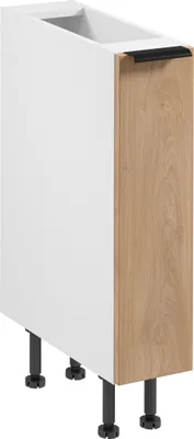 Produktbild von Apothekerschrank 20 x 87 x 52 cm Küchenschrank ohne Arbeitsplatte, Sorento D20C Sonoma Eiche/Weiß