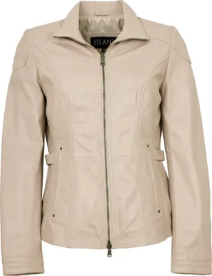 Produktbild von Jilani - Damen Lederjacke Lammnappa sand : 46