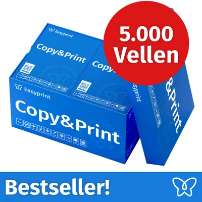 Productafbeelding van NIEUW: Easyprint Printerpapier Kopieerpapier 5000 Vel 10 x 500 A4 Premium Extra Wit CIE 160 Testwinnaar PEFC-gecertificeerd