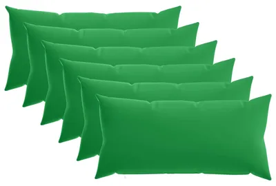 Produktbild von vidaXL Kissenbezug 6 pcs HEERLEN Grün 40 x 70 cm Polyester