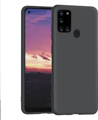 Image de Samsung Galaxy A21S Coque arrière noire - Silicone