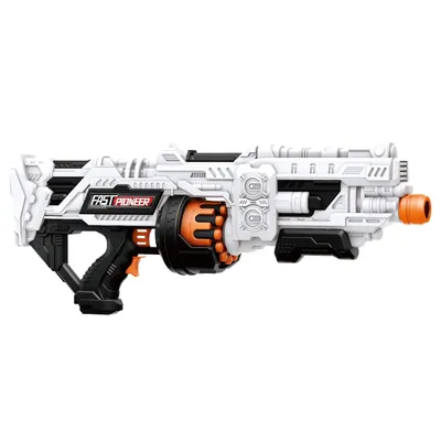 Produktbild von Blaster Fast batteriebetrieben mit Drehmagazin + 12 Schuss