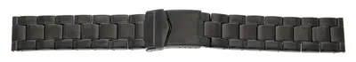 Produktbild von JuwelmaLux Uhrenband Edelstahl PVD Schwarz JL30-10-5060 20 mm