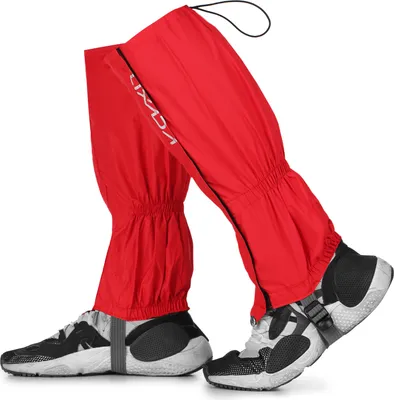 Immagine prodotto di Un paio di ghette per uomo e donna, con cerniera, resistenti e idrorepellenti, ideali per andare in bicicletta, fare snowboard ed escursioni.
