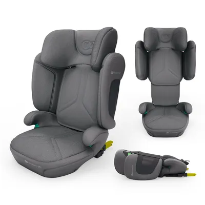 Immagine prodotto di Seggiolino auto Kinderkraft XPAND 2 PRO i-Size - 100-150 cm - ISOFIX e cinture - sistema DUO EXPAND - protezione dagli impatti laterali - pieghevole, grigio