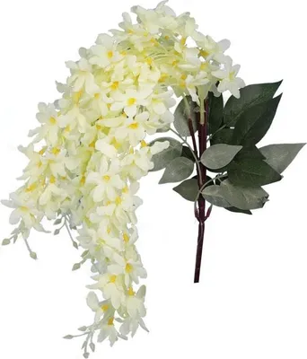 Zdjęcie produktu dla Bez Kremowy 54cm - Sztuczny Kwiat do Dekoracji