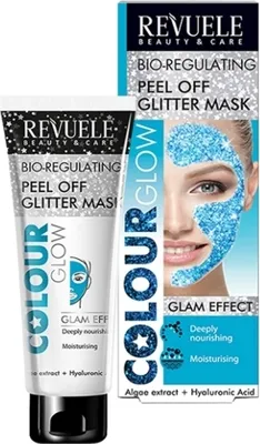 Produktbild von Revuele Mask Peel Off Glitter Blue Algae 80ml