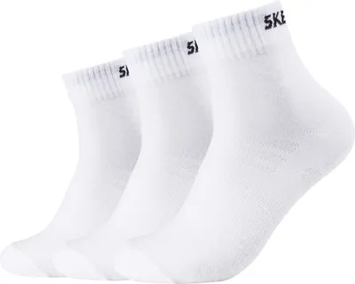 Produktbild von 3er Pack SKECHERS Mesh Ventilation Quarter Socken Uni 1000 - white 43-46