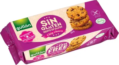Productafbeelding van Gullon Chocolate Chip Cookies Glutenvrij (130 gr)
