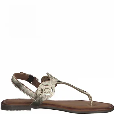 Produktbild von s.Oliver Damen Sandal Flat Art: 5-5-28112-28 in champagne (beige) - Größe:37