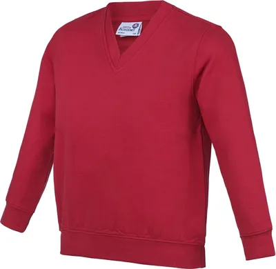 Produktbild von Awdis - "Academy" Sweatshirt V-Ausschnitt für Kinder PC7159 (140) (Grün)