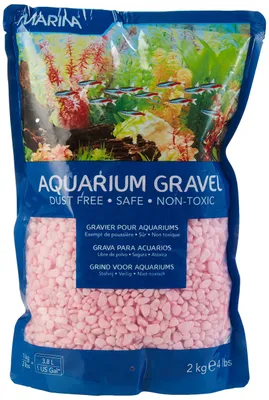 Produktbild von Dekorativer Zierkies für Aquarium und Garten in Marinerosa, 2 kg Beutel