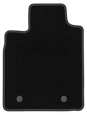 Produktbild von Fahrermatte Velours für Dacia Sandero II 2013-2019 (Schrägheck/Stepway) – 1-tlg, Schwarz, passgenau – Wielganizator BASIC
