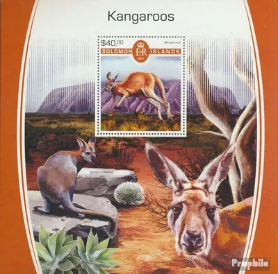Produktbild von Briefmarken Salomoninseln 2017 Mi Block 705 (kompl. Ausg.) postfrisch Kängurus