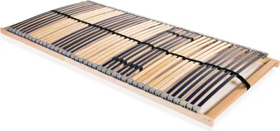 Image de Sommier à lattes sans matelas avec 42 lattes 7 zones 120x200 cm