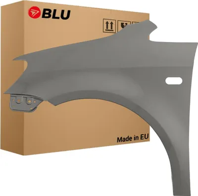 Image de BLU Aile Compatible avec VW Volkswagen Caddy III 3 2K LIFT LH7W Gauche Grau NaturGrau | 2010-2015 | Avant | Peint| Prêt à Monter | Acier