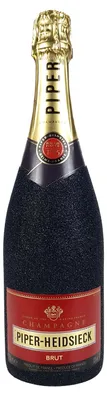 Produktbild von Piper-Heidsieck Brut Champagner 0,75l (12% Vol) Bling Bling Glitzerflasche in schwarz -[Enthält Sulfite]