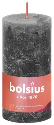 Productafbeelding van Bolsius Rustiekkaars 100/50 Stormygrey (1 stuk)