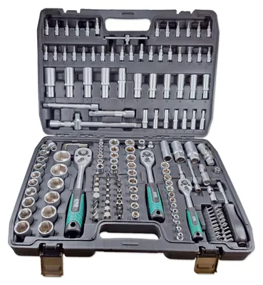 Produktbild von Ratschenkasten | 172-teilig | 1/4", 3/8" & 1/2" Steckschlüsselsatz