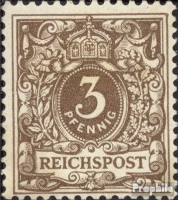 Produktbild von Briefmarken Deutsches Reich 1889 Mi 45 gestempelt Ziffernzeichnung/Reichsadler