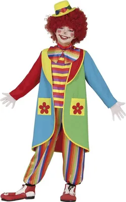 Immagine prodotto di Fiestas Guirca - Costume da clown "Flowy The Clown" per bambini FG270 (116) (Colorato)