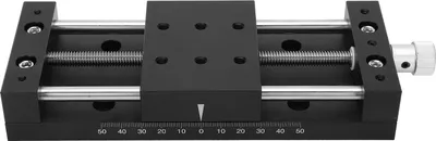 Image de X Plateau coulissant en alliage d'aluminium Plate-forme d'ajustage manuel Table SP80A-DB100